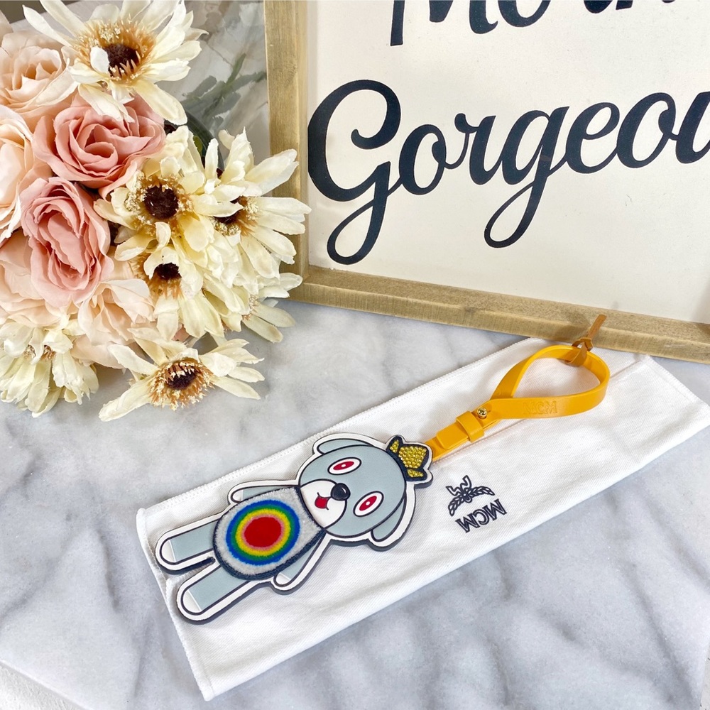 Mcm X Eddie Kang Limited Edition Bag Charm/Luggage Tag Gem